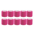 Atadura Elástica Compressiva - Kit 10 Peças Atadura Elástica Compressiva - Kit 10 Peças FutCarioca Rosa 5cm X 4.5 metros 