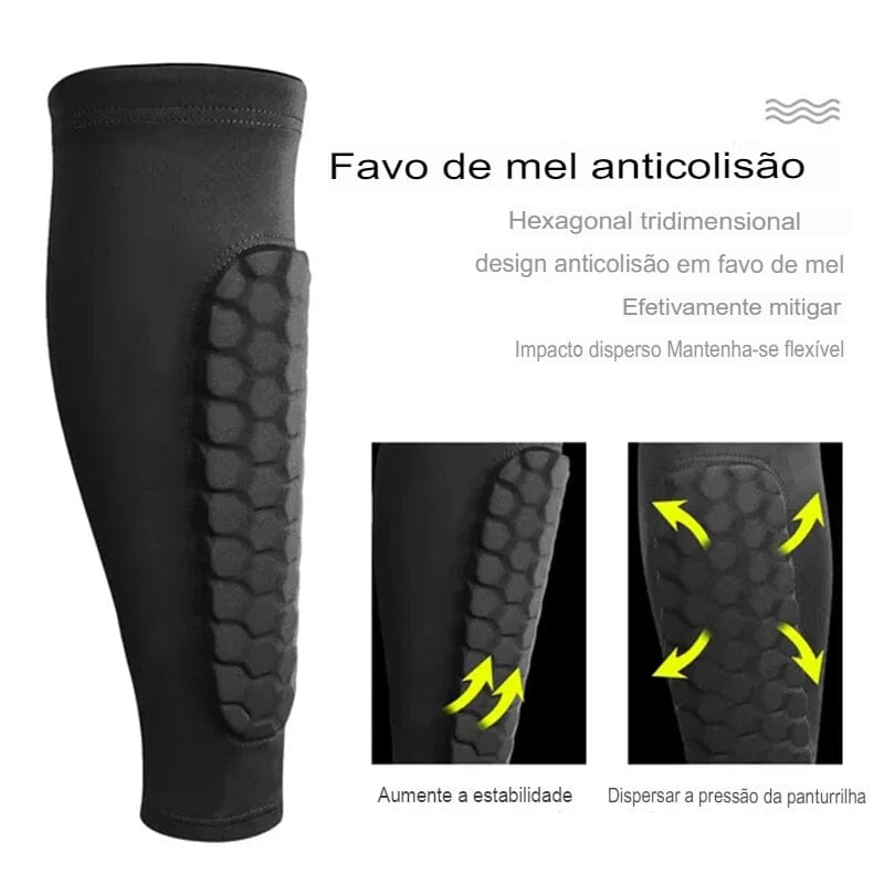 Caneleira Futebol Profissional - ProtectaPro Caneleira Futebol Profissional - ProtectaPro FutCarioca 