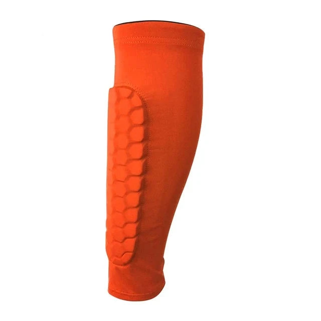 Caneleira Futebol Profissional - ProtectaPro Caneleira Futebol Profissional - ProtectaPro FutCarioca Laranja M 