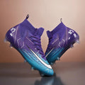 Chuteira Campo SuperFly 10 Botinha Profissional | Leve e Confortável Chuteira Campo WaveStrike 3 Botinha Profissional | Leve e Confortável FutCarioca Roxo/Azul 34 