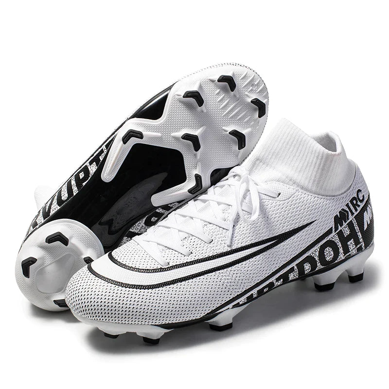 Chuteira Futebol Campo Travas TurboTouch CALÇADOS FutCarioca Branco 33 