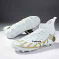 Chuteiras de futebol profissional para homens, botas de futebol, treinamento grama, Match Turf, futsal, meninos, meninas, estudantes, adulto, ao ar livre, novo FutCarioca White-FG 35 