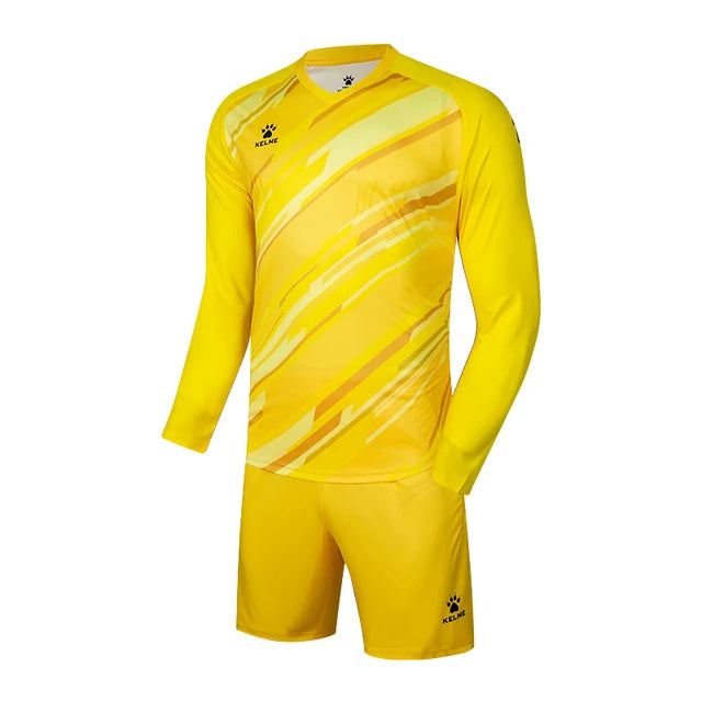 Conjunto de Goleiro Profissional - DefenderX Pro Conjunto de Goleiro Profissional - DefenderX Pro FutCarioca Amarelo Adulto P 