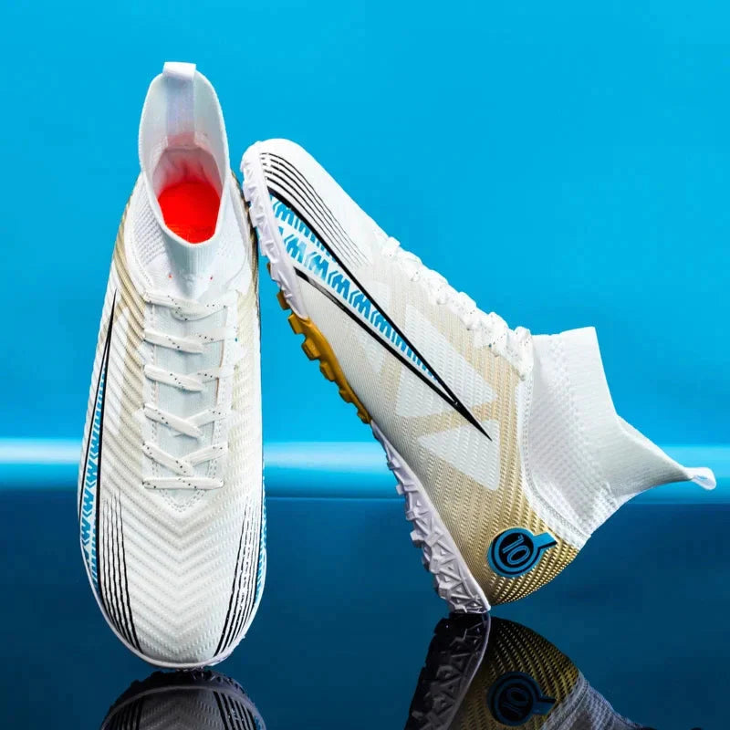 Cópia de Sapatos de futebol profissional para homens, FG TF treinamento esporte grampos, tênis de futebol, unisex, ao ar livre, ultraleve, tornozelo, atacado Importe Go 