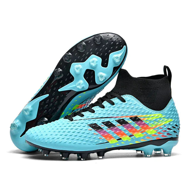 Cópia de Tênis de futebol respirável masculino, botas de futebol, chuteiras de futebol, partida de treino, confortável, relvado, futsal, antiderrapante, antiderrapante, novo Importe Go Moon-AG 35 