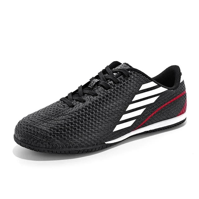 DR.EAGLE-Sapatos de futebol antiderrapantes leves para homens, sapatos de futebol superfly, ao ar livre, respiráveis, treinamento, chaveiros de futebol, calçados esportivos FutCarioca 22036 Black 32 