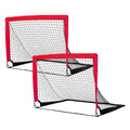 Goalpost dobrável para crianças, gol do futebol para crianças, poste do futebol, mini treinamento, poste do gol, poste do futebol, gat FutCarioca Red 2 in 1 Set 