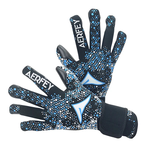 Luva de Goleiro Profissional Antiderrapante - MaxTraction Luva de Goleiro Profissional Antiderrapante - MaxTraction FutCarioca Azul 8 