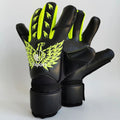 Luva Goleiro Profissional - FlexSaver Luva Goleiro Profissional - FlexSaver FutCarioca Preta/Verde Infantil 7 