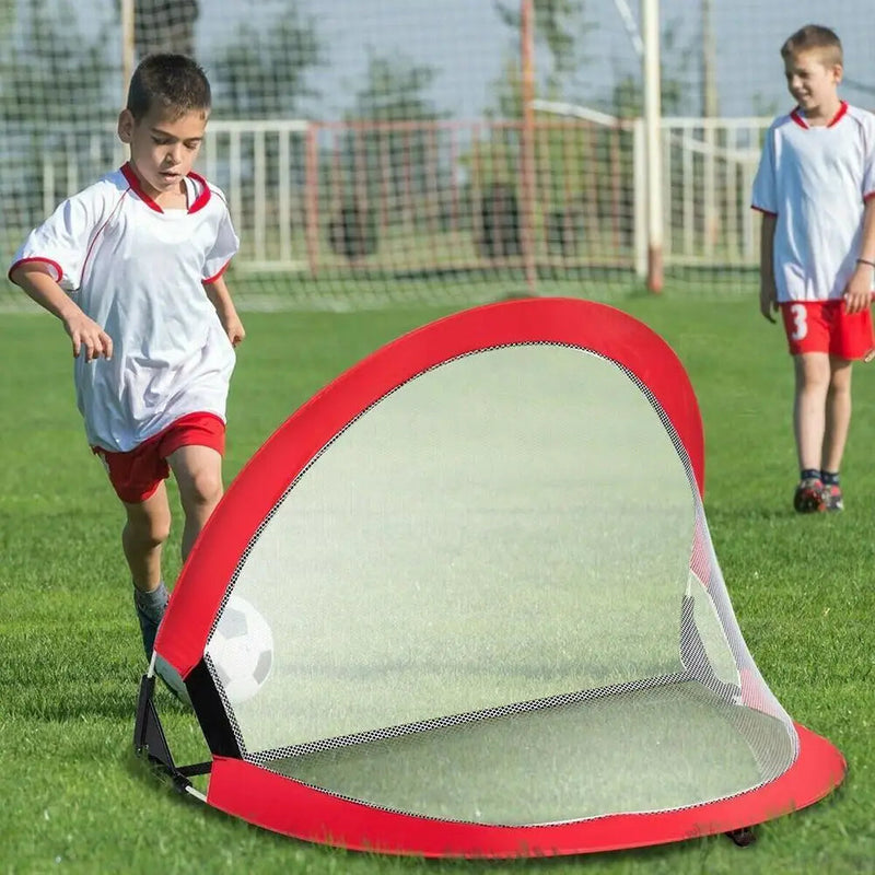 Rede dobrável do objetivo do futebol para crianças, rede do treinamento exterior, brinquedo interativo, objetivo do futebol para a criança, 1Pc FutCarioca 