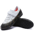 Sapatos de futebol superfly antiderrapantes infantis, botas de futebol impermeáveis infantis, relvado resistente ao desgaste, ultraleve, treinamento de futsal, originais FutCarioca White Black 29 