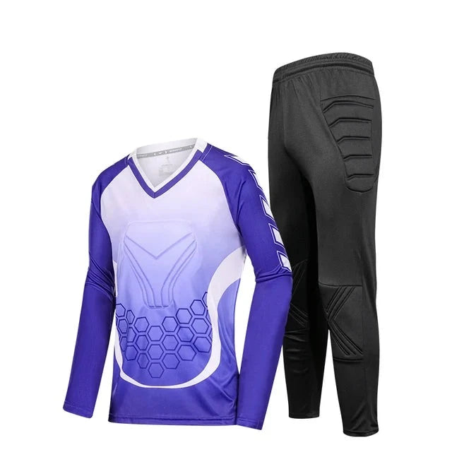 Uniforme de Goleiro Infantil Completo - TotalGuard Uniforme de Goleiro Infantil Completo - TotalGuard FutCarioca Azul P Camisa + Calça