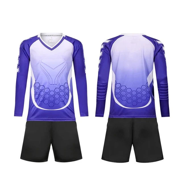 Uniforme de Goleiro Infantil Completo - TotalGuard Uniforme de Goleiro Infantil Completo - TotalGuard FutCarioca Azul P Camisa + Short