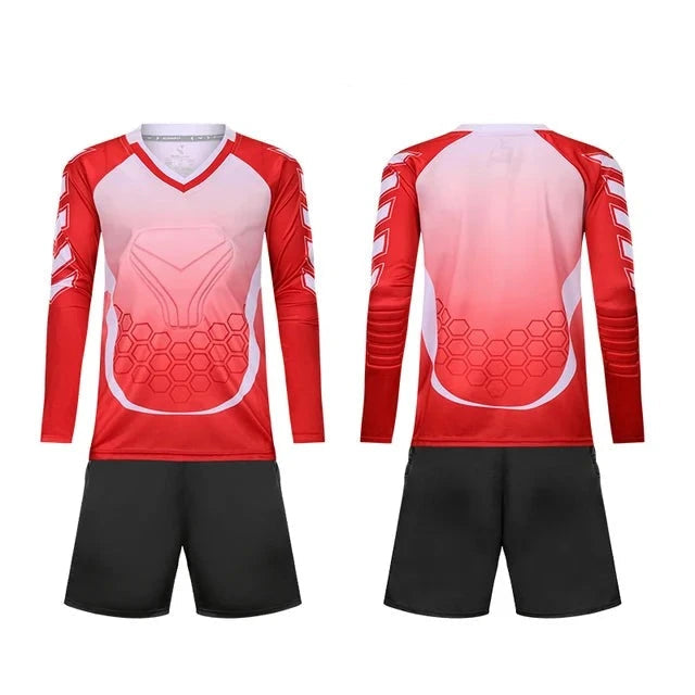 Uniforme de Goleiro Infantil Completo - TotalGuard Uniforme de Goleiro Infantil Completo - TotalGuard FutCarioca Vermelho P Camisa + Short